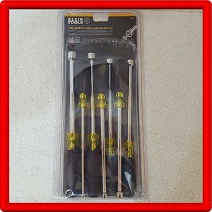 Klein Tools 647M Magnetic Nut Driver Set, 6-Inch Shafts, 7-Piece